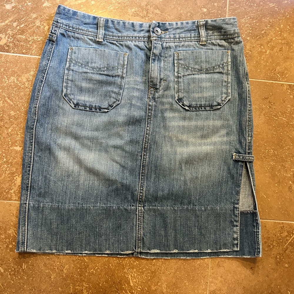 Calvin Klein Denim Blue Skirt size 6